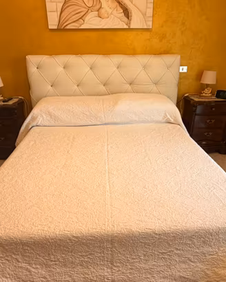 Struttura letto matrimoniale a cassettone