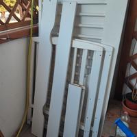 culla in legno con cassetto 