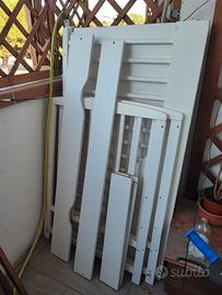 culla in legno con cassetto 