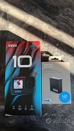 Go pro 10 black + batteria