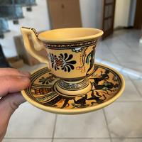 Set 6 tazzine artistiche greche firmate