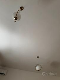 Comppia di Lampadari a sfera