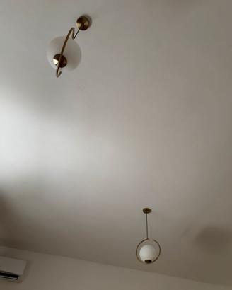 Comppia di Lampadari a sfera