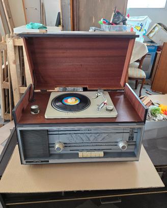 coppia radio giradischi d'epoca