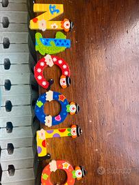 Lettere in legno (NICOLO)