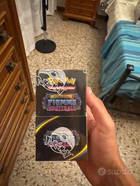 Pokemon box 18 buste ita fiamme spettrali
