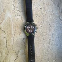 Orologio swatch originale con cinturino in pelle