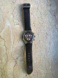 Orologio swatch originale con cinturino in pelle
