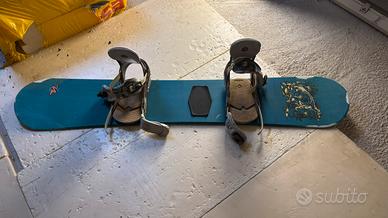 Snowboard e scarponi