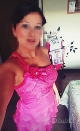 Abito in organza taglia 42 a balze