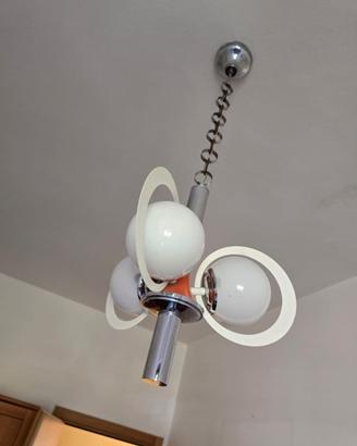 Lampada Stilnovo anni '60 rossa