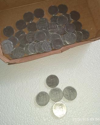 monete 100 lire Minerva 