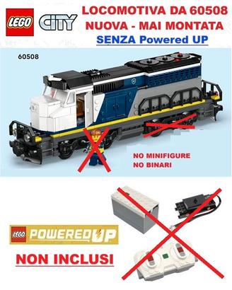 LEGO - Locomotiva da 60508 SENZA Powered UP NUOVA