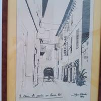 Quadro Stefano Colombo Novi Ligure originale dedic
