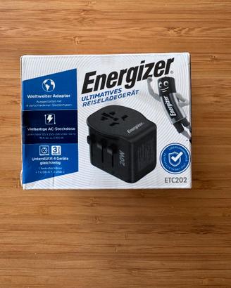 adattatore da Viaggio Universale Energizer 20W