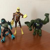 Ben 10 Action Figure TRE personaggi - USATO