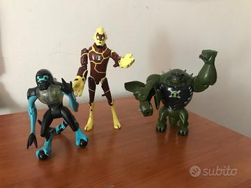 Ben 10 Action Figure TRE personaggi - USATO