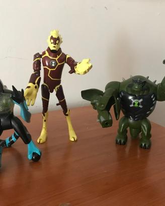 Ben 10 Action Figure TRE personaggi - USATO
