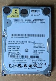 Hard Disk 2,5" ATA 133 5400 rpm