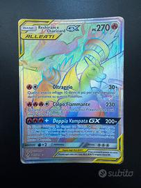 Reshiram e Charizard GX Alleati Rara Segreta