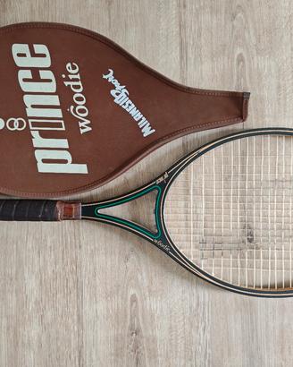 Racchetta tennis Prince Woodie Graphite vintage 80