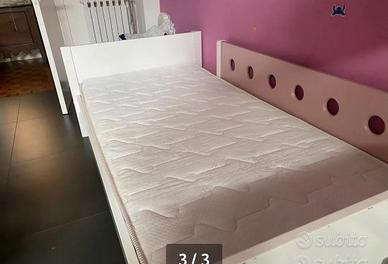 Letto singolo Flexa con materasso, pari al nuovo