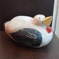 Anatra in legno dipinto a mano anni 80