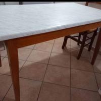 Tavolo da Cucina Rettangolare in Legno