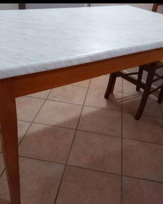 Tavolo da Cucina Rettangolare in Legno