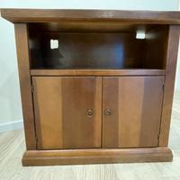 Porta tv/lettore cd in legno solido