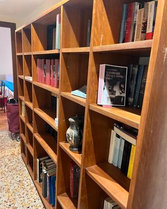 Libreria in legno 220x190