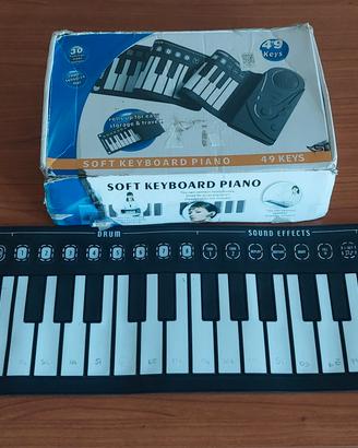 Tastiera pieghevole 49tasti soft keyboard piano 