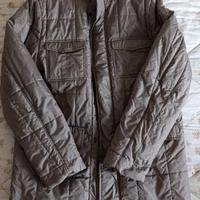 Piumino, trapunta giacca trapuntata invernale beig