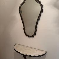 specchiera da ingresso con mensola