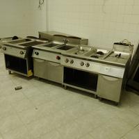 Cucina professionale a gas