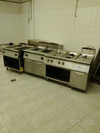 Cucina professionale a gas