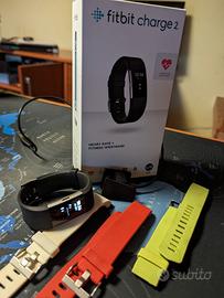 FITBIT Charge 2 + carica batteria + cinturini