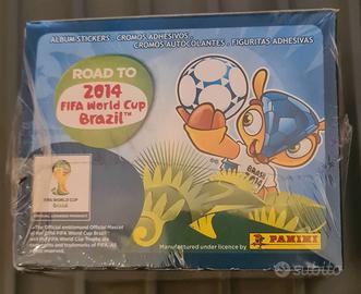 Box calciatori panini road to Brazil 2014