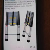 Scala retrattile in alluminio nuova