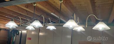 Lampadario ottone/bronzo