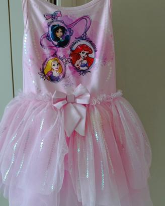 Vestito carnevale principesse Disney 4 anni
