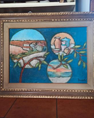 quadro 50x70 firmato con cornice di pregio