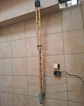 antenna TV alimentatore e amplificatore