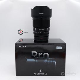Viltrox AF 75mm f1.2 Pro Nikon Z Pari al nuovo