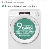 lavatrice Candy 8kg classe A