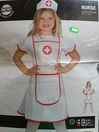Vestito da infermiera 10/12 anni nuovissimo