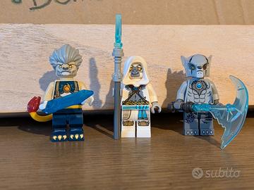 Lotto 3 Minifigures LEGO Custom (Chima / Fantasy)