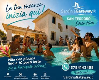 San Teodoro Ferragosto Villa con piscina