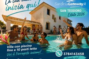 San Teodoro Ferragosto Villa con piscina