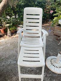 Sedia sdraio da giardino